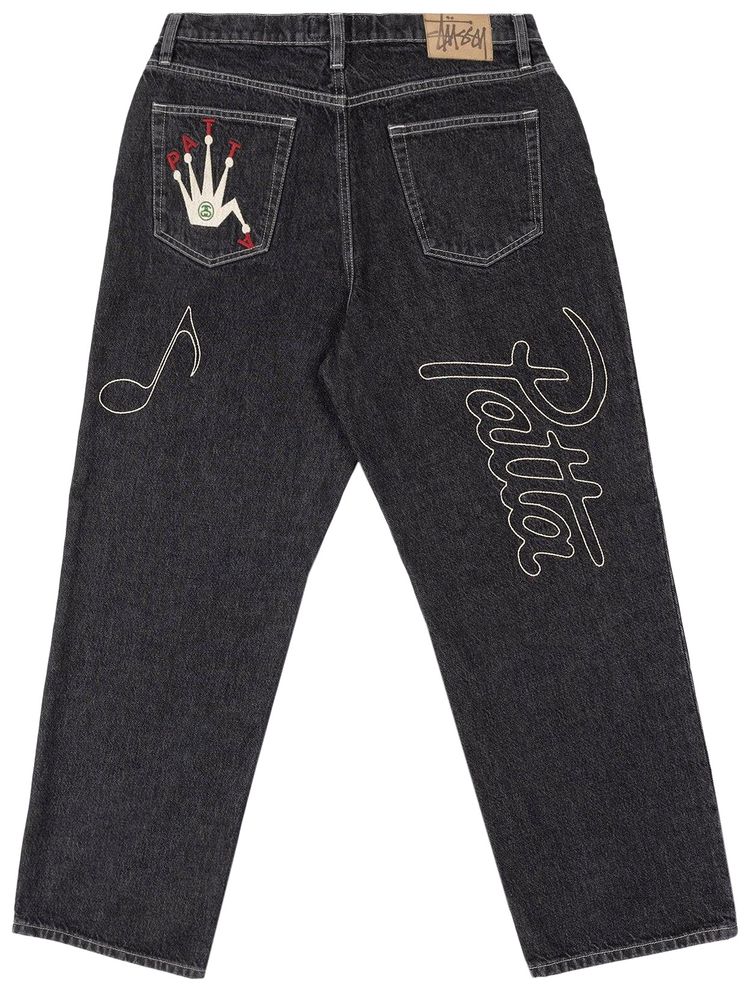 Buy Stussy x Patta Big Ol' Jean 'Black' 316083 BLAC GOAT