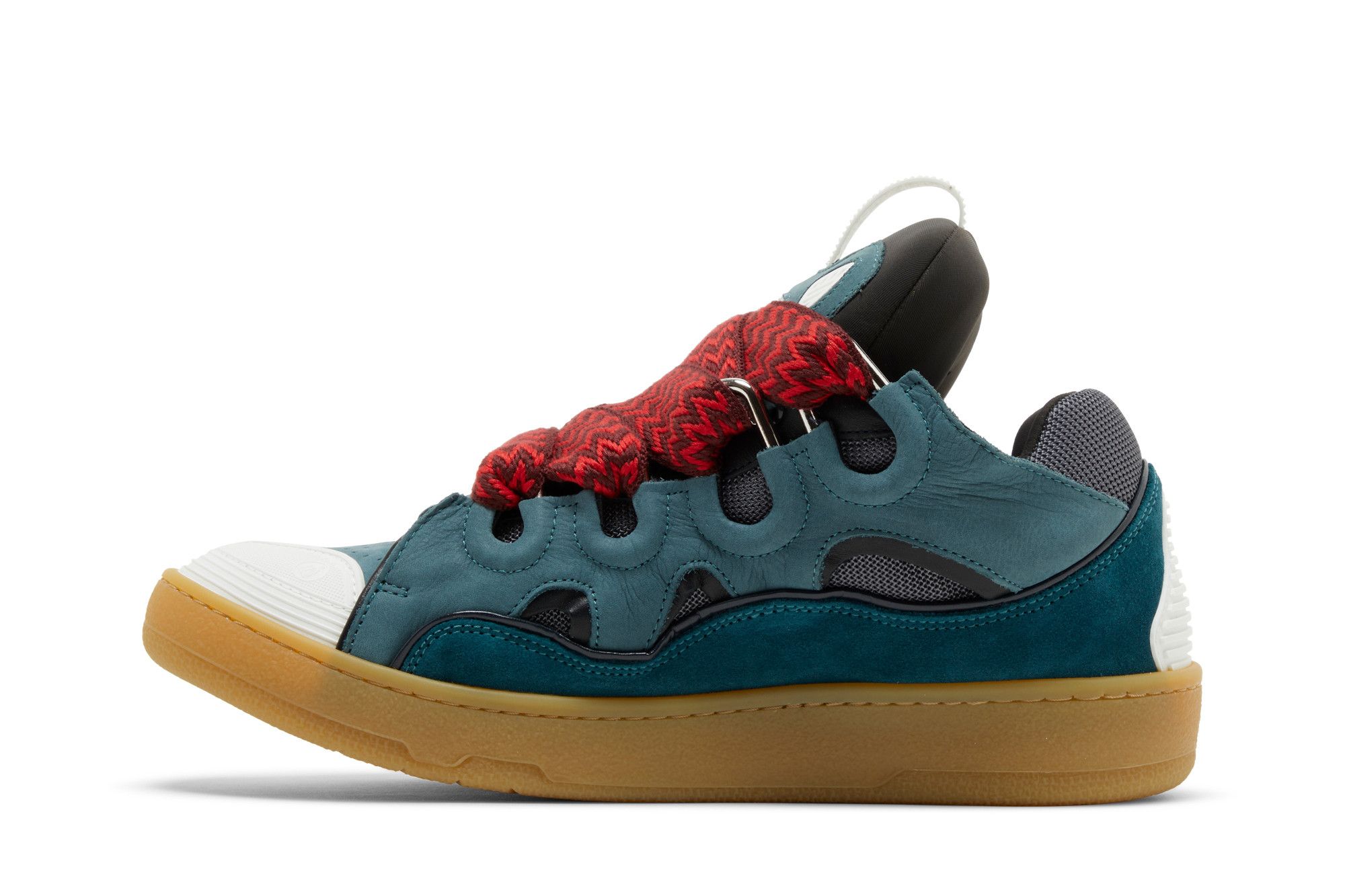 LANVIN SPORT マイク Lanvin Curb Sneaker Graffiti Men's - FM-SKRK11-STUD-P22-00M2