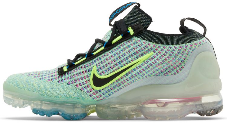 Nike Air VaporMax 2021 Flyknit Next Nature GS Volt Photo Blue