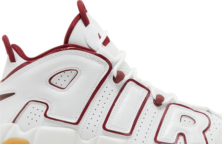 Air More Uptempo GS White Team Red Gum