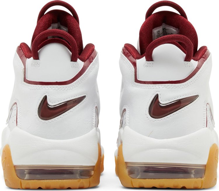 Air More Uptempo GS White Team Red Gum