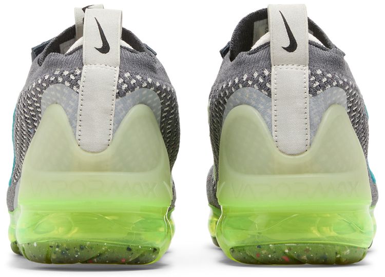 Nike Air VaporMax 2021 Flyknit GS Dark Grey Barely Volt