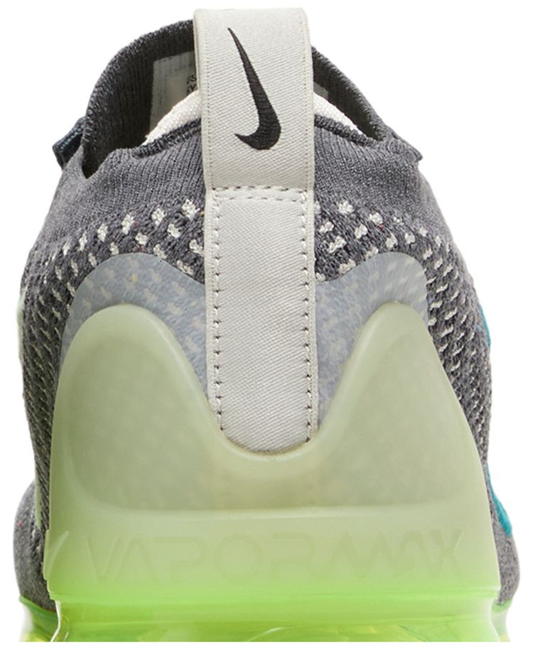 Nike Air VaporMax 2021 Flyknit GS Dark Grey Barely Volt