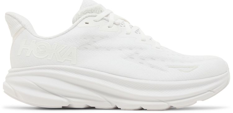 Wmns Clifton 9 Wide Triple White