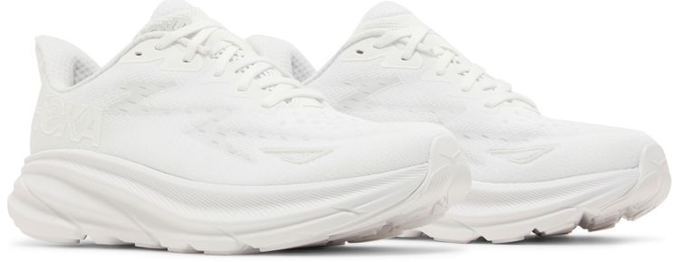 Wmns Clifton 9 Wide Triple White