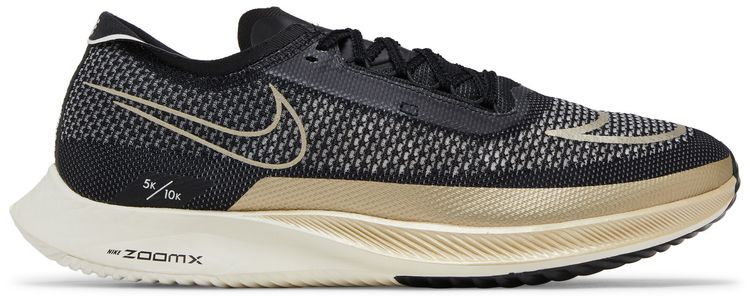 Nike ZoomX Streakfly Black Metallic Gold Grain