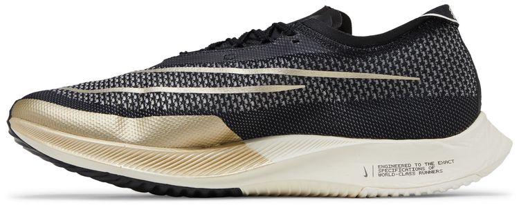 Nike ZoomX Streakfly Black Metallic Gold Grain