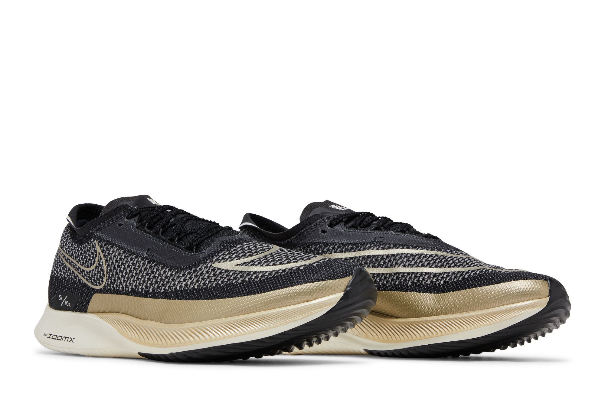 nike black gold tick