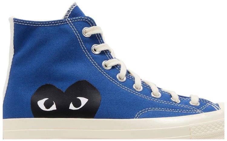 Comme des Garcons PLAY x Converse Chuck 70 High Blue Quartz