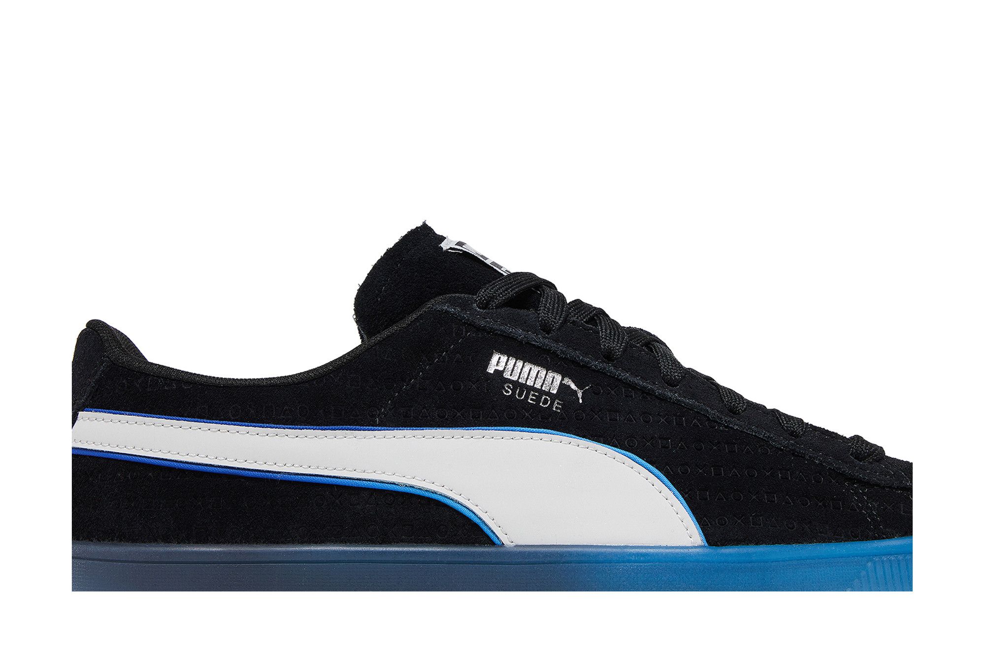 Size 10.5 PlayStation x Suede Black Glacial Grey