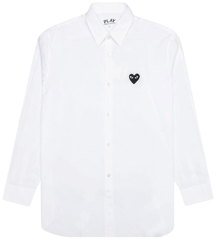 Comme des Garcons Slit Shirt Dress Black