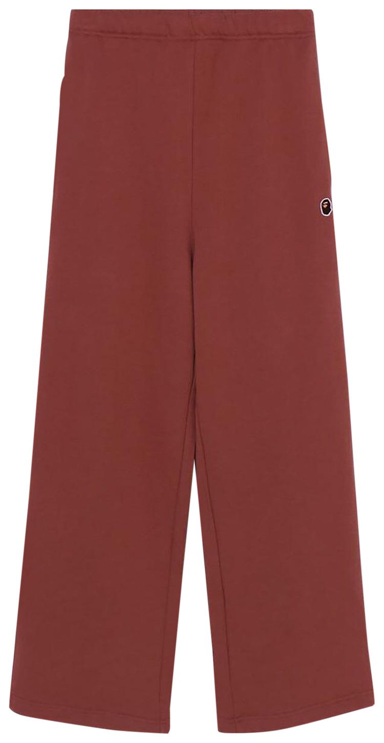 BAPE Ape Head One Point Wide Sweatpants Pink