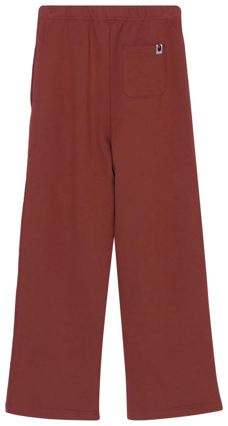 BAPE Ape Head One Point Wide Sweatpants Pink