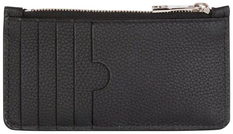 Balmain Leather Purse Black