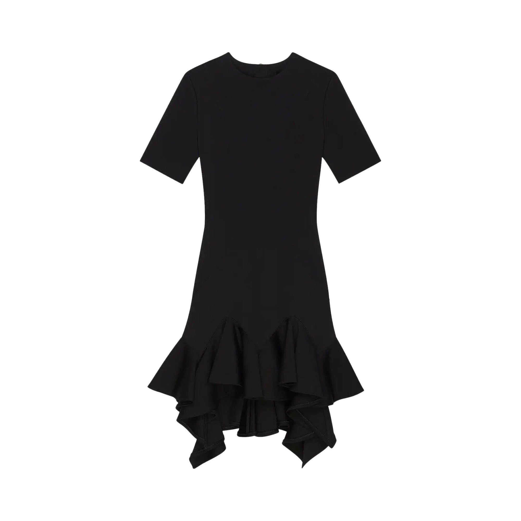 Buy Givenchy Ruffle Midi Dress Black BW21JK4ZEE 001 GOAT CA