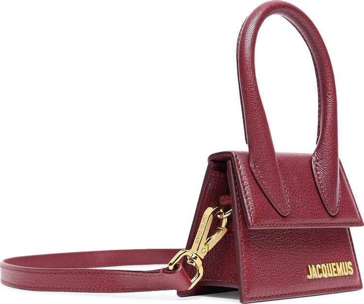 Jacquemus Le Chiquito Dark Burgundy