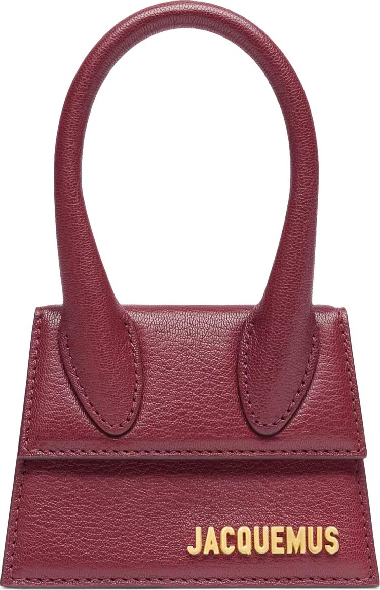 Jacquemus Le Chiquito Dark Burgundy