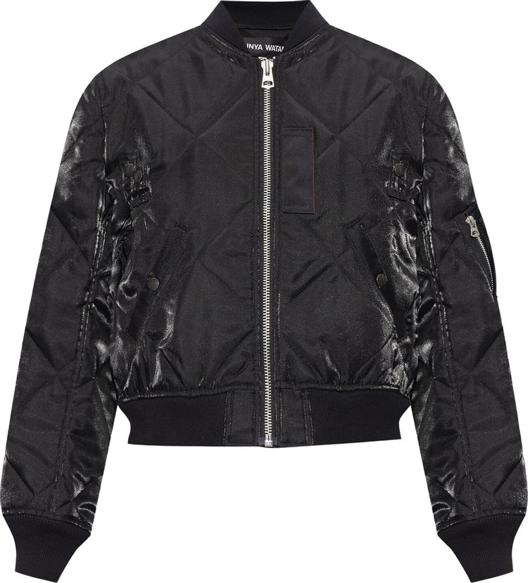 Junya Watanabe Zip Up Quilted Jacket Black