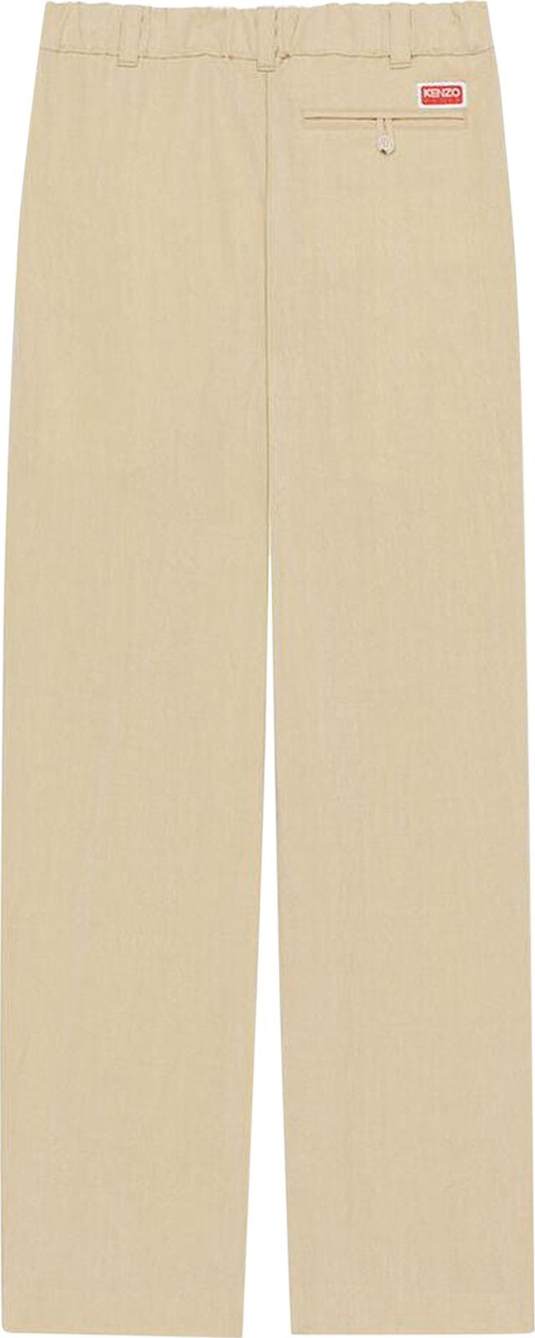 Kenzo Tailored Elasticated Trousers Beige