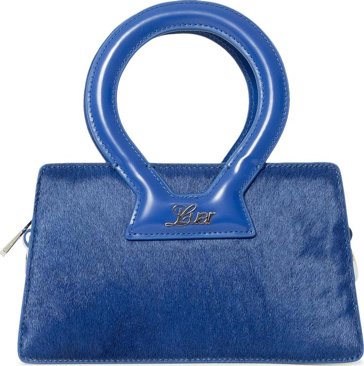 Luar Small Ponyhair Ana Bag Blue