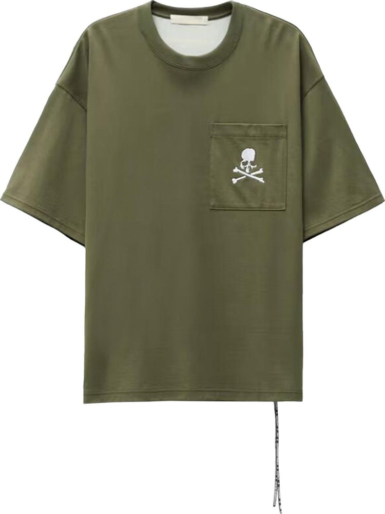 Mastermind Swing Open Tee OliveBeige