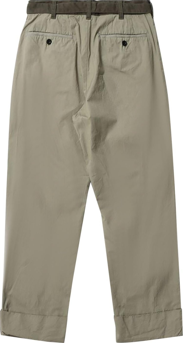 Sacai Overdye Pants Khaki