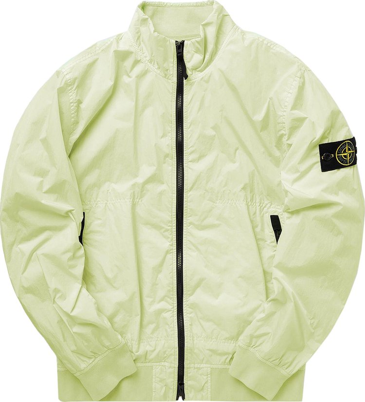 Stone Island Relaxed Compass Patch Jacket Light Green