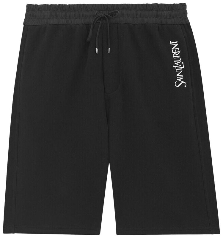 Saint Laurent Bermuda Shorts Natural