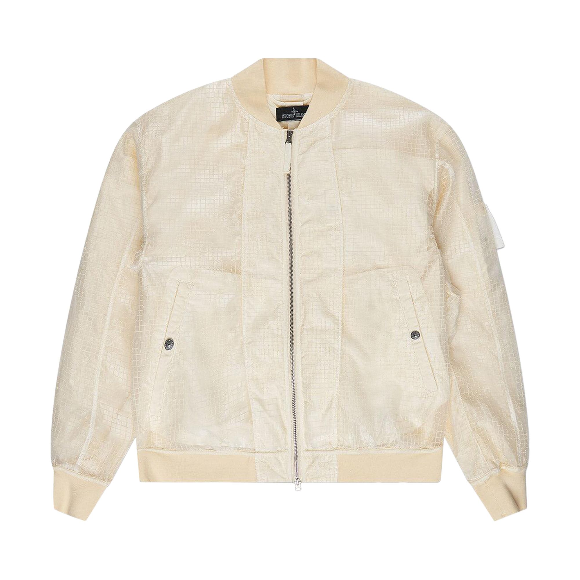 ★SALTY PEBBLE★ 2WAY_DETACHABLE CASENTINO JACKET [IVORY] Buy Stone Island Shadow Project Zip Up Bomber Jacket 'Ivory