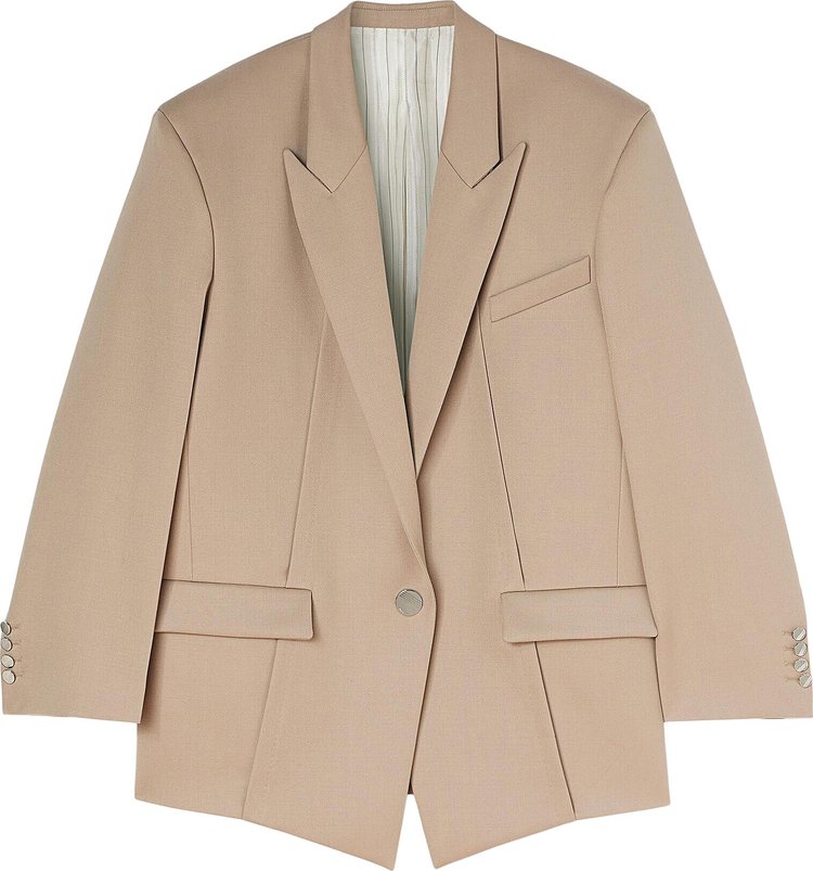 The Attico Glen Blazer Beige