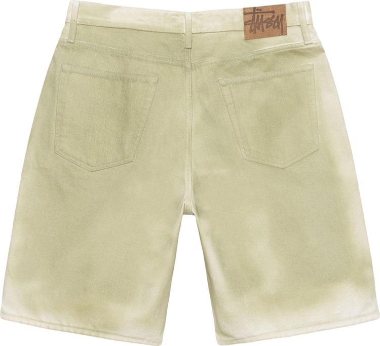 Stussy Spray Dye Big Ol Short Olive