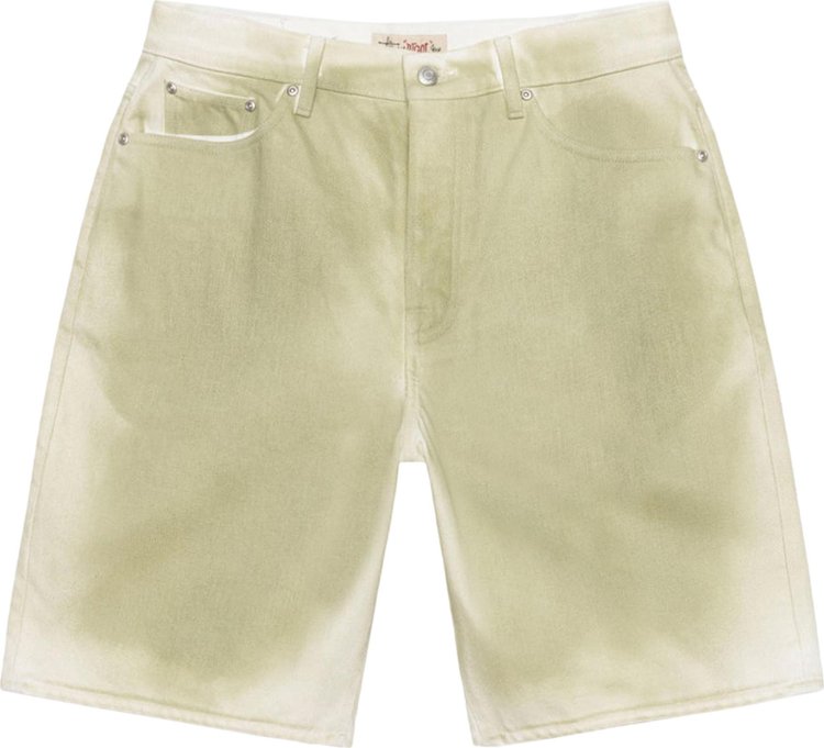 Stussy Spray Dye Big Ol Short Olive