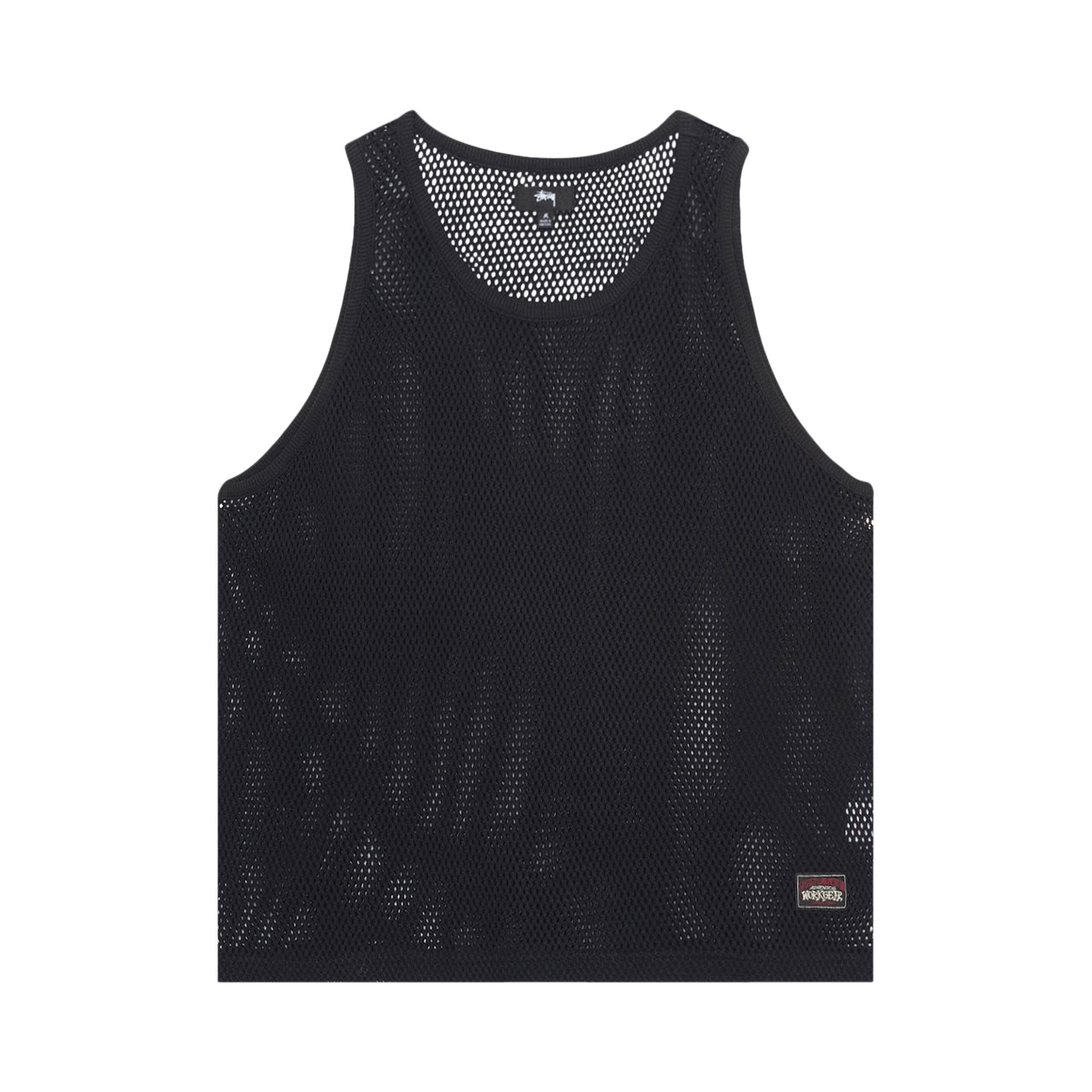 完売品 STUSSY BIG MESH TANK Stussy Cotton Big Mesh Tank 'Black' – LIKELIHOOD