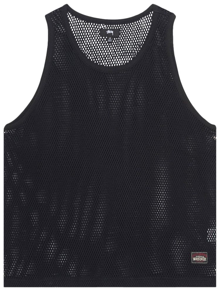 Stussy Big Mesh Tank Black