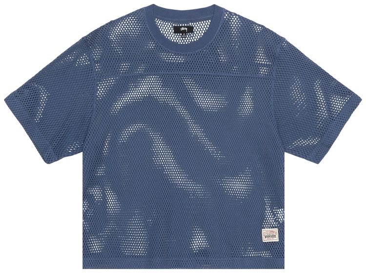 Stussy Mesh Jersey Crew Navy