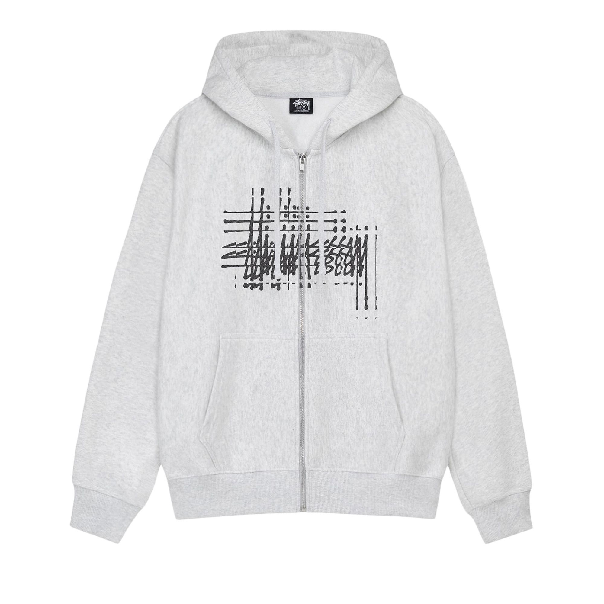 【STUSSY】☆フーディ☆REFRACTED ZIP HOODIE Stüssy: Men's Refracted Zip Hood (Black) | DSML E-SHOP