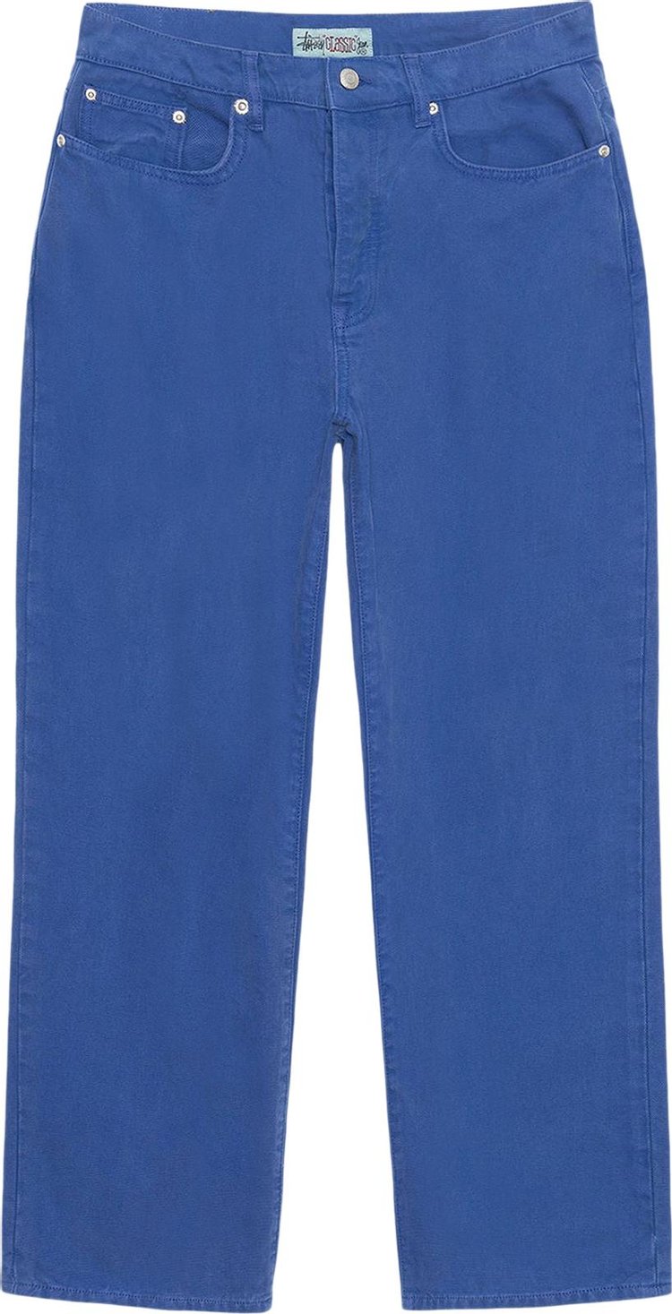 Stussy Washed Canvas Classic Jean Baja Blue