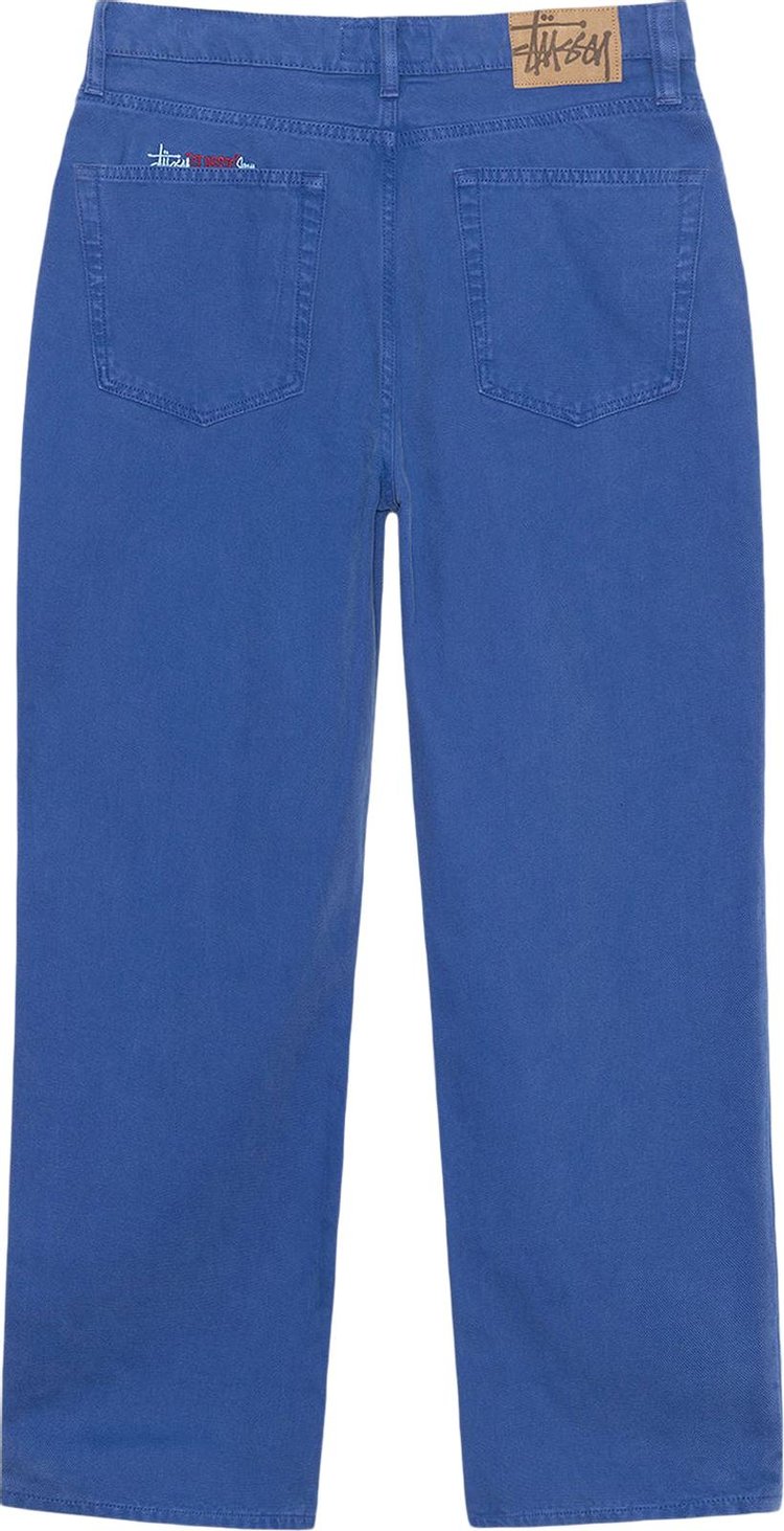 Stussy Washed Canvas Classic Jean Baja Blue