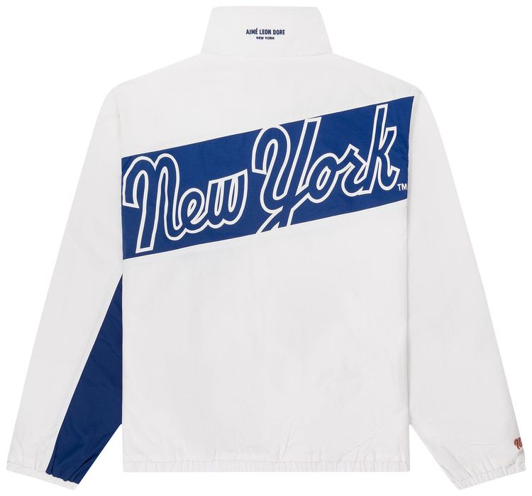 Aime Leon Dore x New York Mets Colorblock Windbreaker Bright White