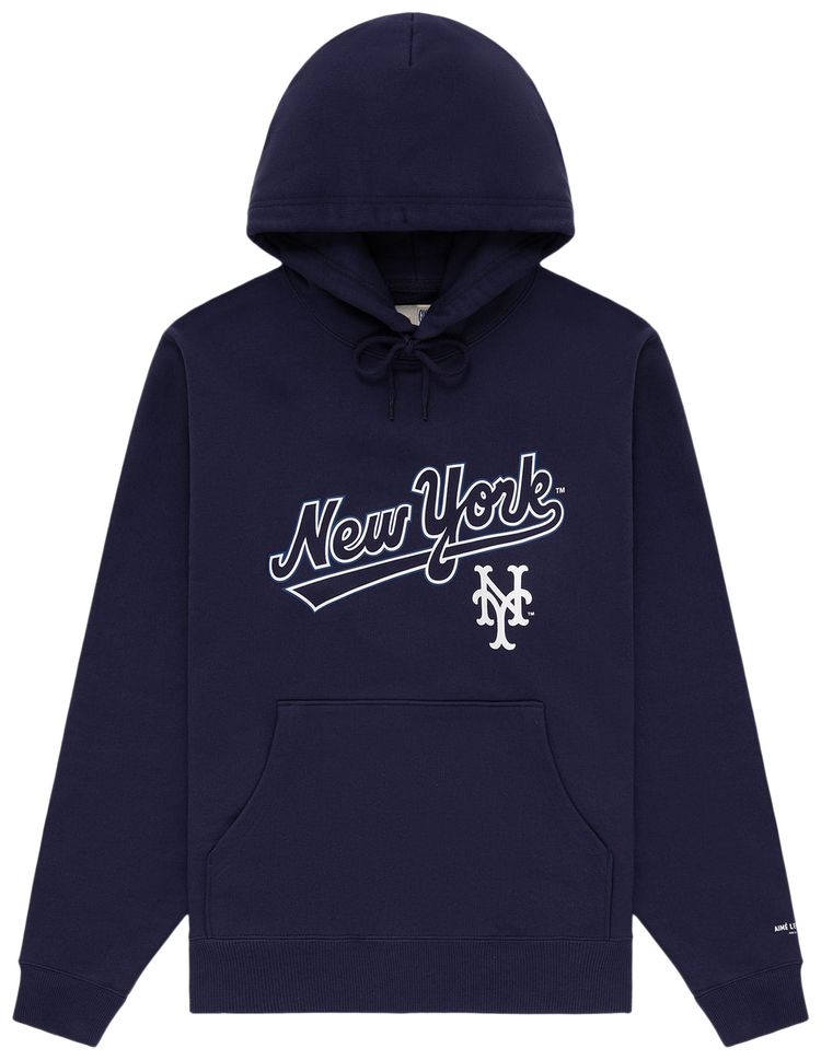 Aime Leon Dore x New York Mets Logo Hoodie Eclipse