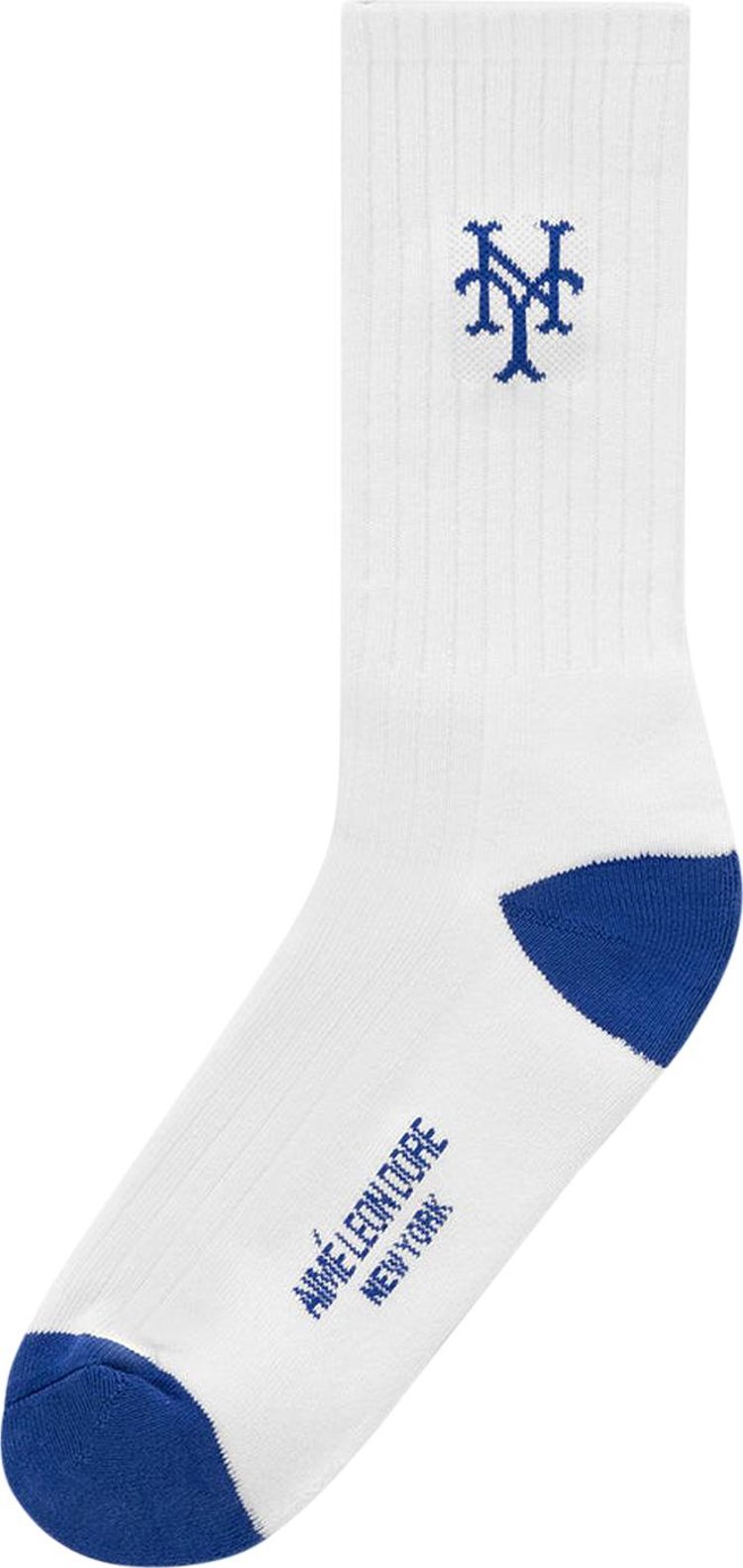 Aime Leon Dore x New York Mets Crew Sock White