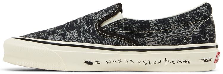 Raised By Wolves x Vans OG Classic Slip On LX TV Static