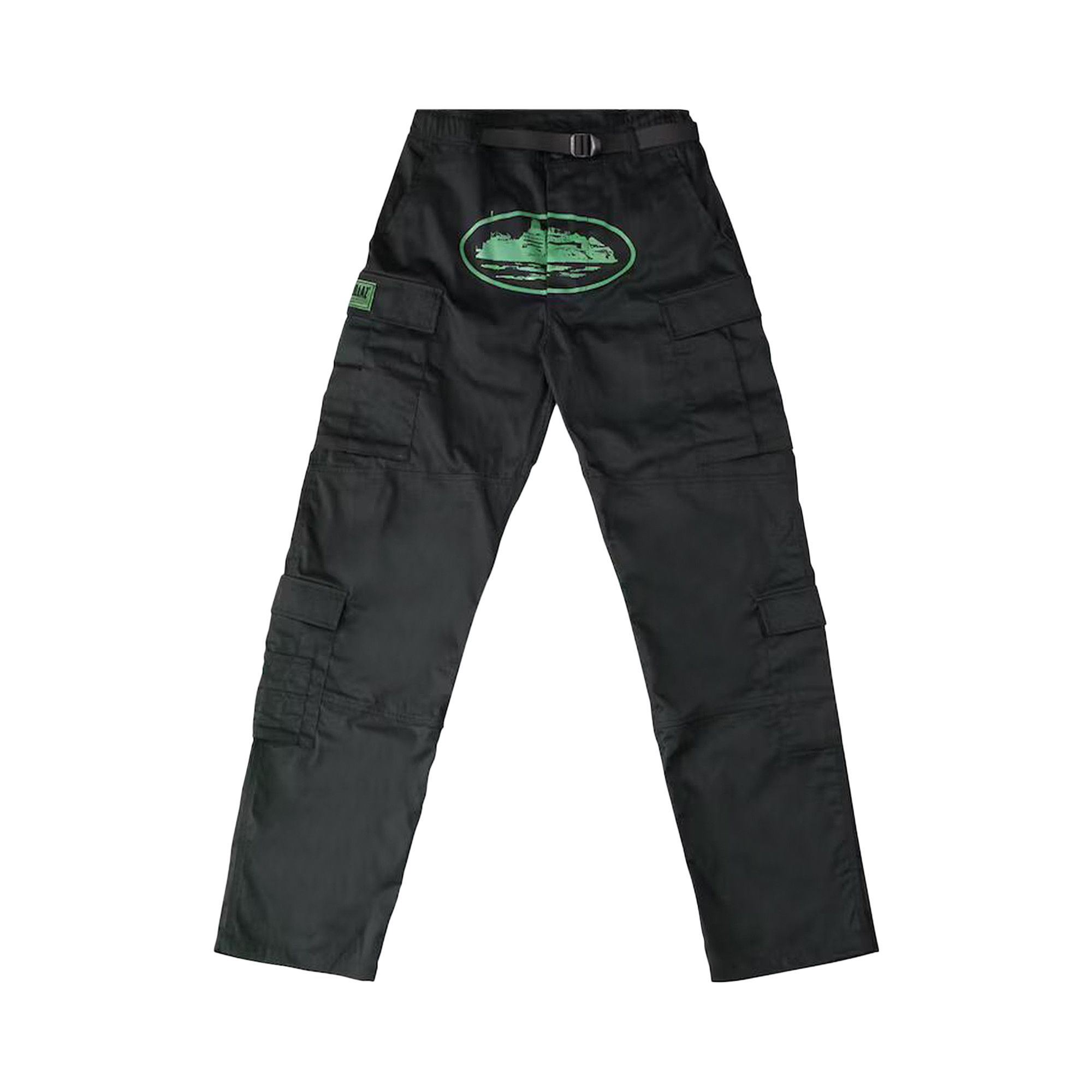 Buy Corteiz Mula Guerillaz Cargos 'Black/Green' - 7892