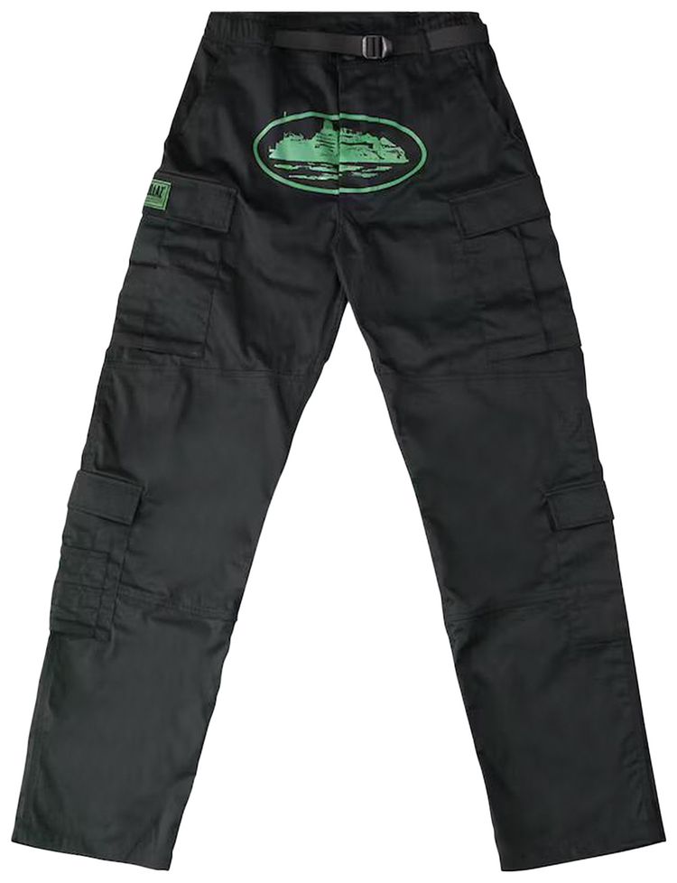 Corteiz Mula Guerillaz Cargos BlackGreen