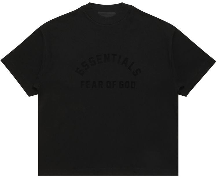 Fear of God Essentials Kids Short Sleeve Tee Black