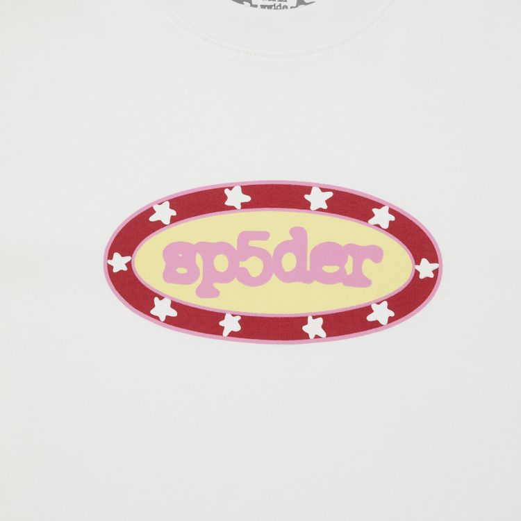 Sp5der Buckle Tee White
