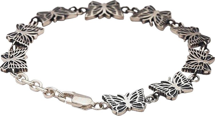 Needles Peace Coin Bracelet Silver