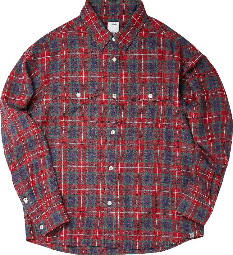 Visvim Pioneer Long Sleeve Shirt Red