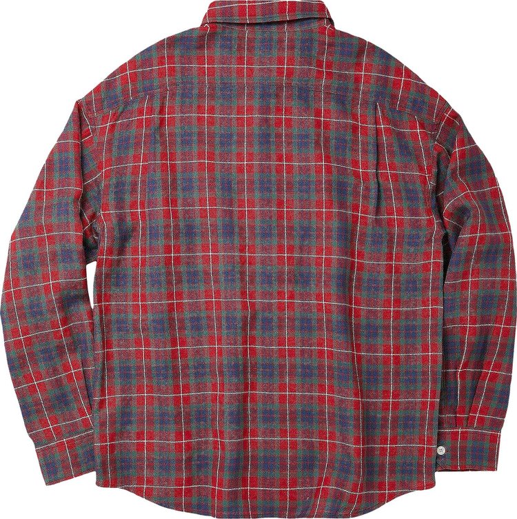 Visvim Pioneer Long Sleeve Shirt Red