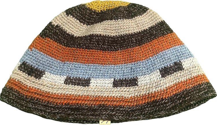 Visvim Meda Crochet Knit Hat Multicolor